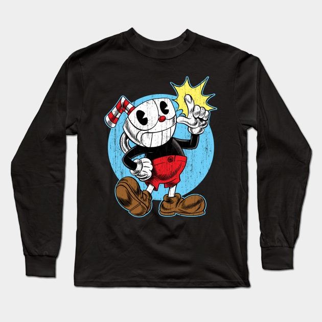 CUPHEAD Long Sleeve T-Shirt by RynoArts